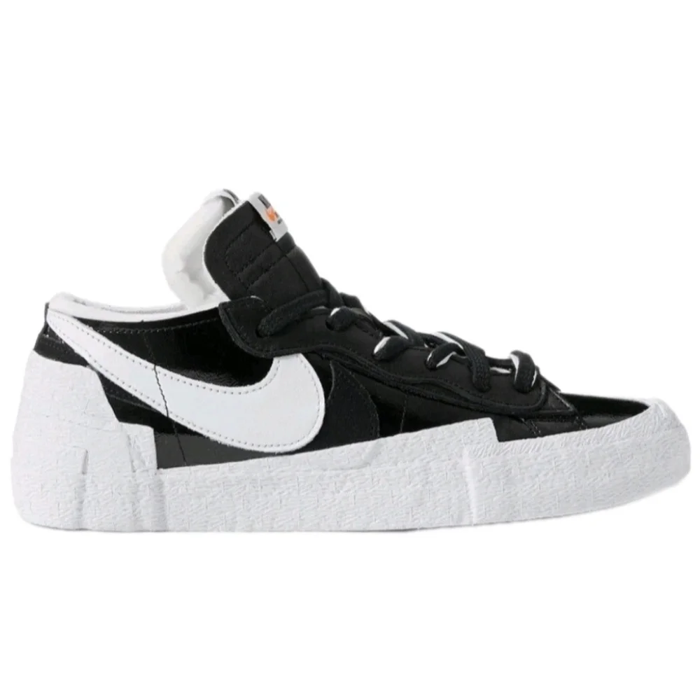 Nike Sacai x Blazer Low 'Black Patent' Men's Size 10 ( EUC )